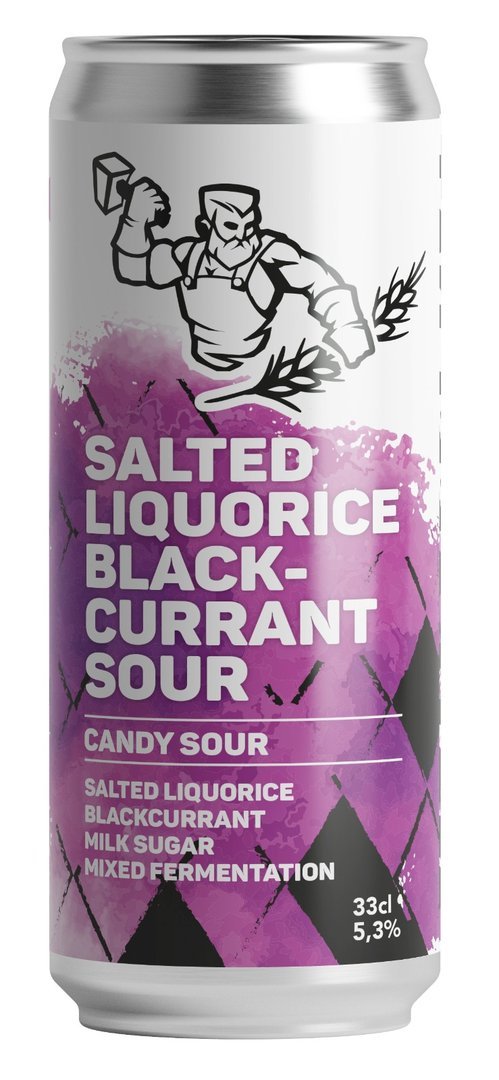 Salted Liquorice Blackcurrant Sour - 5,3% - 0,33 L