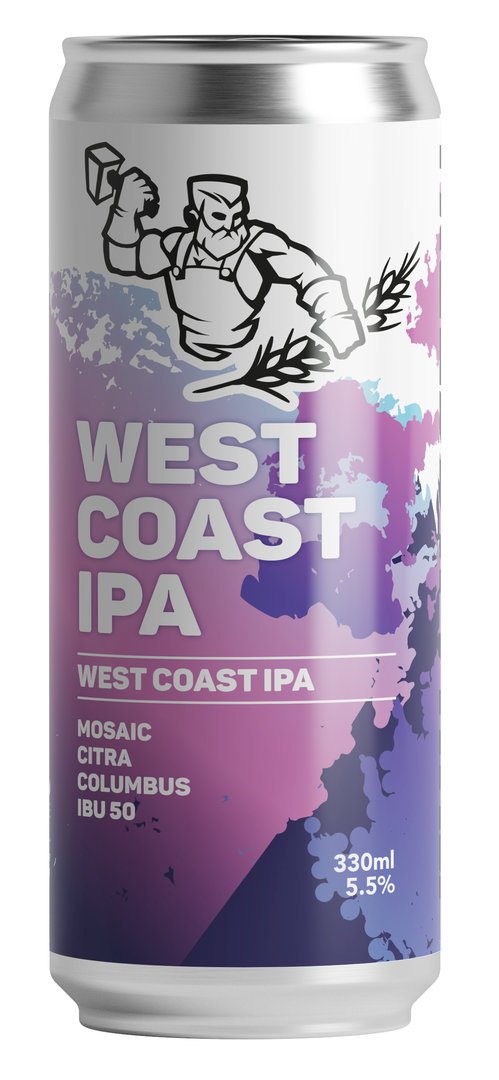 West Coast IPA - 5,5% - 0,33 L