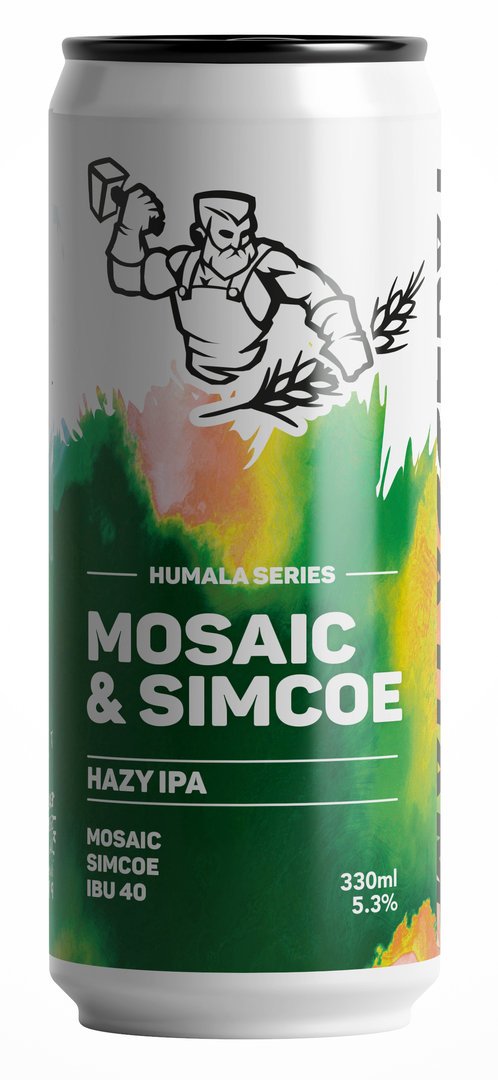 Humala Series:  Mosaic & Simcoe - Hazy IPA - 5,3% - 0,33 L HUOM! PÄIVÄYS!