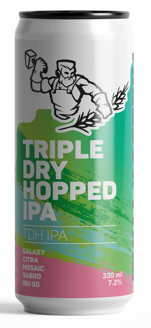 Triple Dry Hopped IPA - TDH IPA - 7,2% - 0,33 L