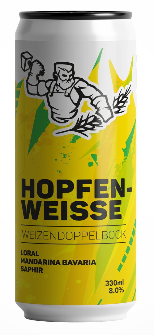 Hopfenweisse - Weizendobbelbock - 8,0% - 33 cl